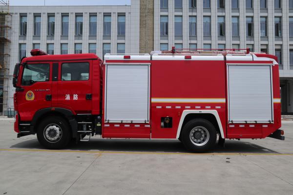 Buy cheap PM80/SG80 Fire Dept Rescue Trucks Ladder Fire Engine Howo Water Tank Truck 19450KG from wholesalers