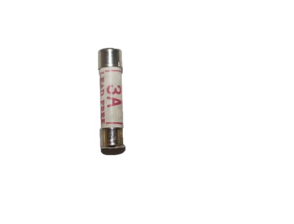 Buy cheap Ceramic BS1362 Cartridge Fuses 3A Rated Current Red Colour from wholesalers