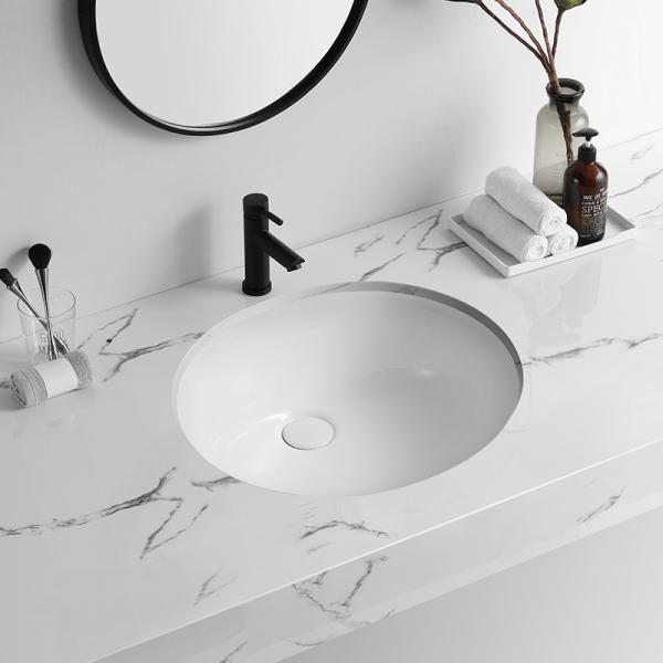Buy cheap Ada Wall Mount Bathroom Sink Unglazed Underside Commercial Wall Hung Lavatory from wholesalers