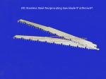 201 Stainless Steel Reciprocating Saw blade 9"x19mmx5T Cutting Wood,Bamboo