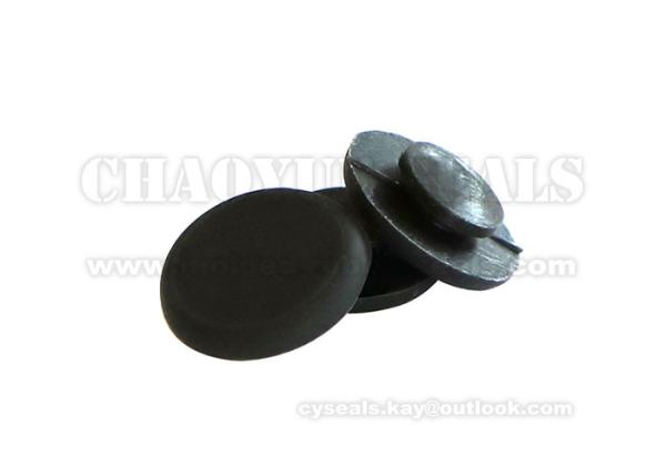 Buy cheap Medical Industry Rubber Bumpers Black Frost Surface High Temperature Resistance from wholesalers
