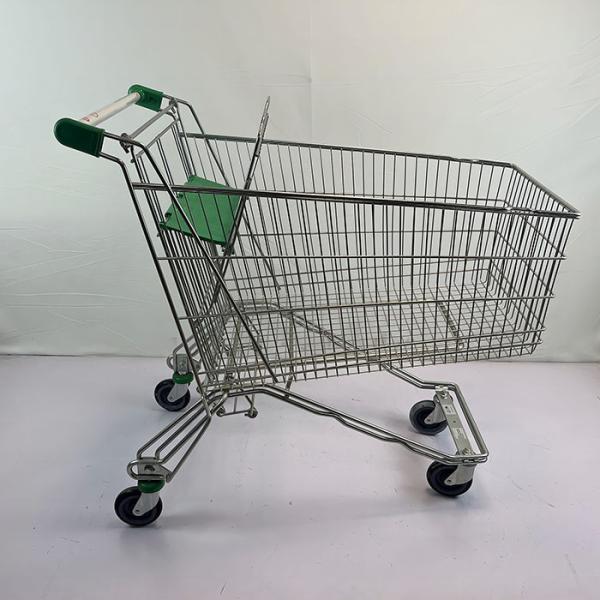 Buy cheap Q195 210L Russian Trolley Asian Standared Type Supermarket Shopping Cart Grocery Shopping Trolley from wholesalers