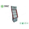Buy cheap 4-Shelves POP Up Paper Cardboard Floor Display Rack With Glossy Lamination from wholesalers
