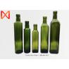Buy cheap 250ml 500ml Small Olive Oil Bottles , Green Olive Oil Bottle Matte Frosted Surface from wholesalers