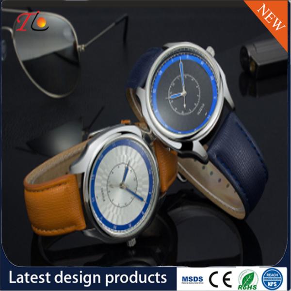 Buy cheap Wholesale PU Strap Round Dial Alloy Case Quartz Watch Fashion Watch Concise Style PU Strap Fashion Watch from wholesalers