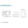Buy cheap Sanitary Ware Ceramic Rimless Floor Standing Toilet Water Saving ODM / OEM from wholesalers