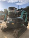 Shanghai Used Kobelco 55 Mini Excavator 5ton with 1260 Working Hours and 31.5KW