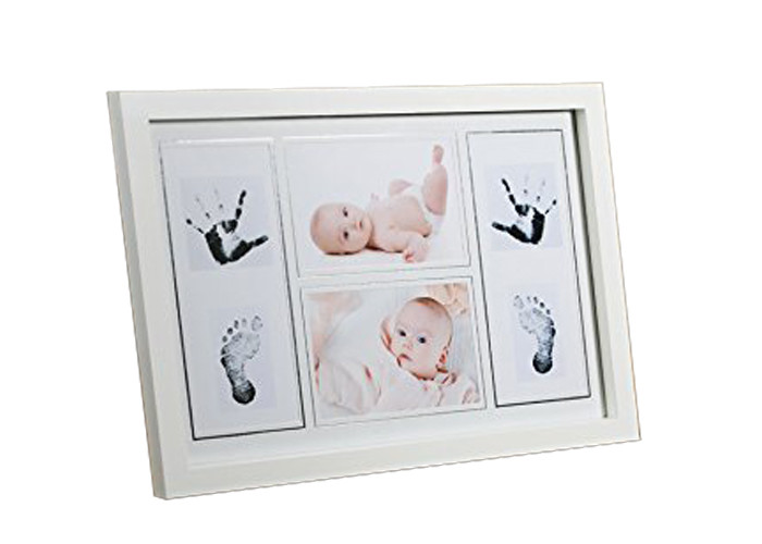 Customized DIY Baby Hand and Footprint Photo Frame Kit With Safety Ink Pad