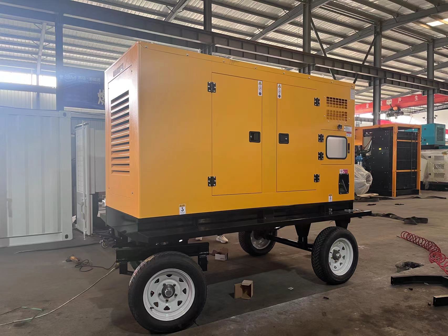 Direction Injection 100KW Dongfeng Kangmingsi Diesel Generator Set for Mobile Trailer