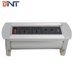 Buy cheap flip up desktop sliding electric socket with  network ,usb from wholesalers