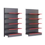 Customized Grocery Store Display Racks 5 Layers Supermarket Gondola Metal