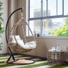 Buy cheap Wholesale Popular Wicker Patio Outdoor Metal Rattan Basket Egg Hanging Chair from wholesalers