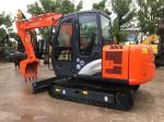 Used Hitachi zx60 6 ton Mini Excavator with Original Hydraulic Valve in Good