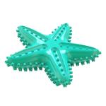 Natural Rubber New Design Starfish Shape Dog Chew Toy Dental Cleaning Toothbrush