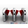 Buy cheap Bi Directional Turnstile Barrier Gate Security Optica Indoor Outdoor Flap Entrance from wholesalers