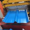 Buy cheap 760mm prepainted hot-dip zinc blue corrugated steel roof sheet for warehouse from wholesalers