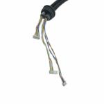 Coaxial IP Camera Power Cable M12d 4 Pin Female / 5 pin Male Waterproof 041