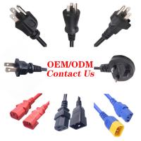 Buy cheap US/Canada Approved NEMA 5-15P 3 Pin Prong Plug To C13 Plug US Power Cord product