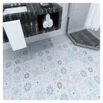 Self Adhesive Floor Sticker for Waterproof Bathroom Floor Tile Anti-Slip