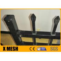 Buy cheap Bronze Color Commercial Steel Fencing ASTM F2408 96 Inches product