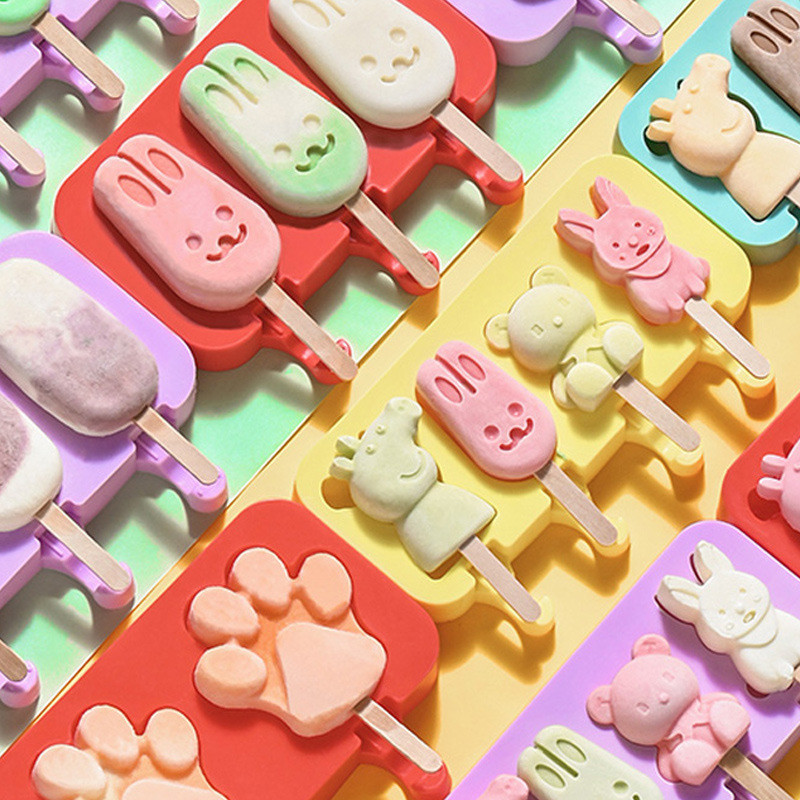 Washable Practical Silicone Ice Molds Odorless Multi Function Ice Cube Mould Ice Tray Icing Making Mold Soap Mould