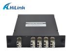 1x4 CH CWDM Optical Mux Demux Duplex / Single Fiber High Isolation Compact