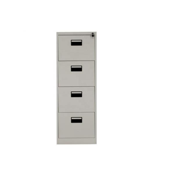 Buy cheap Steel Office Furniture Vertical 4 Drawer Metal Filing Cabinet Storage from wholesalers