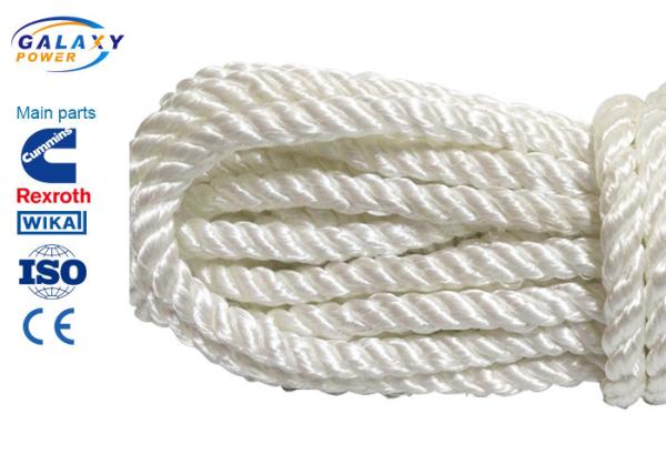 Buy cheap Braided Pilot Rope 6-20mm Anti Static 7.5-65kN Breaking Load Standard Length 1000m from wholesalers