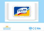 Person Non Woven Wet Wipes 75% Alcohol Antiseptic Medical Disinfecting