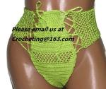 Women handmade underwear Crochet bikini bottoms,Crochet swimsuit ,Cotton beach