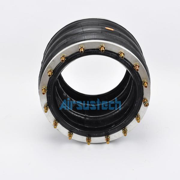 Buy cheap Double Convoluted Industrial Air Spring Shocks 12pcs Bolts Firestone Style 233D2 W01-M58-7527 W01M587527 from wholesalers