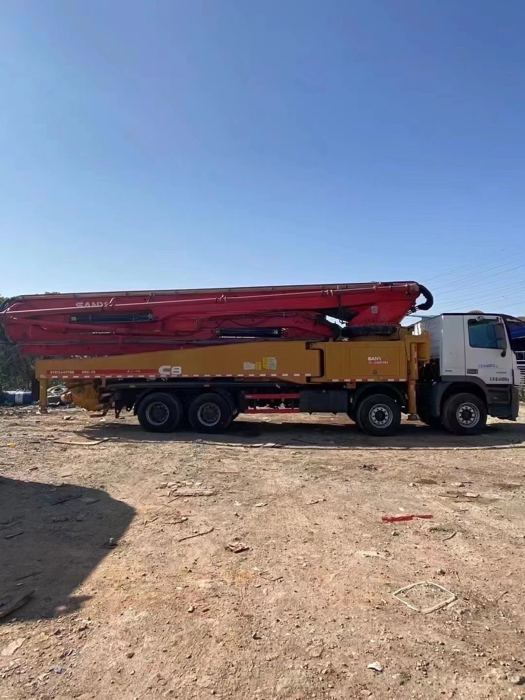 2019 Sy 56m Concrete Pump Mercedes Benz Truck Price