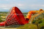 Long Swimming Pool Aqua Park Equipment Fiberglass Surf Wave Pool Water Slide