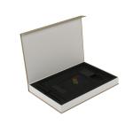 Book Shape Magnetic Closure Rigid gift Cardboard Paper Packaging Box With Eva