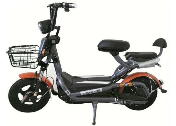 Buy cheap Orange Color Electric Moped Scooter High Power 48V 350W Rated Motor Power from wholesalers