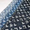 Buy cheap OEM Blue Damask Jacquard Denim Fabric For Women Garment 9.5oz from wholesalers