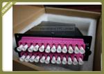 FTTH Fiber Optic Termination Box MPO Aluminum Module 24 Cores With MTP To LC