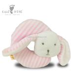 Custom Animal Baby Soft Animal Handbell Stuffed Bear Baby Rattle