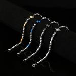 (Customized) Stainless steel men's bracelet, octagonal star Persian style trendy
