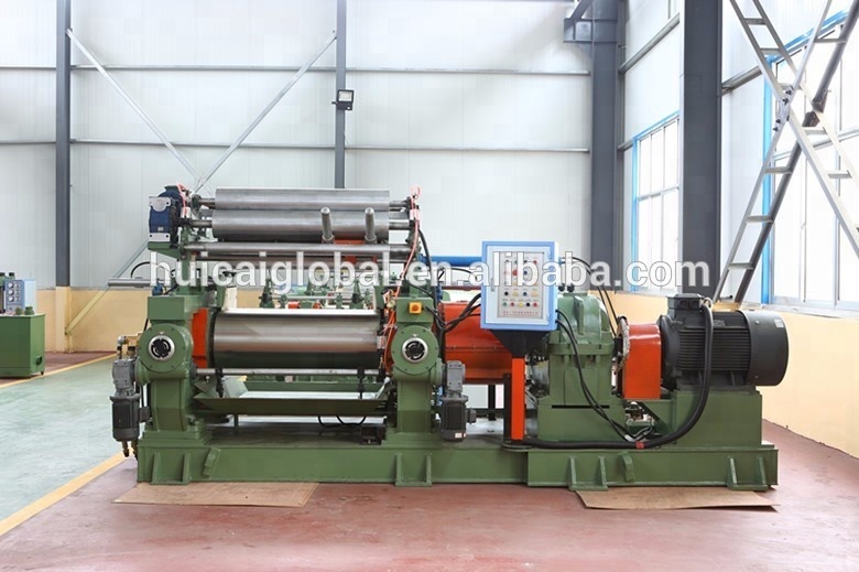 1 1.27 Speed Ratio Automatic Two Roll Open Type Rubber Mixing Mill for Big Production