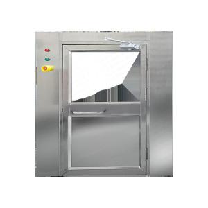 Wholesale Oversized Floor To Ceiling Air Shower Cargo SS Air Shower Double Sliding Doors from china suppliers