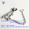 Buy cheap Carbon steel nose tongs for cattle, calf nose clamp , nose grips for cow holding , with chain from wholesalers