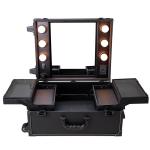 Fantastic Multi Purpose Professional Makeup Train Case Good Workmanship