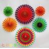 Buy cheap Custom silver folding fan festival festive supplies paper fan Birthday party wedding decorations home decor 6pcs/set from wholesalers