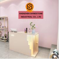 Buy cheap Solid Surface Nail Salon Reception Desk Lacquered Surface Retail Cash Register product