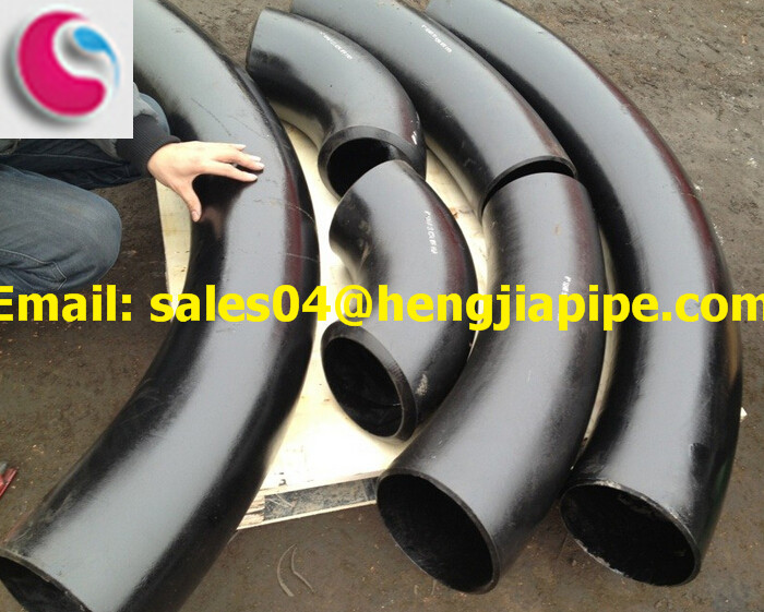 black steel seamless elbow