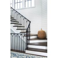 Buy cheap 44'' Cast Iron Banister Wrought Iron Hand Rail For Outside Steps product