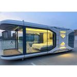 Rock Wool Sandwich Panel Wall Light Steel Villa Space Capsule House Luxury