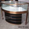 Buy cheap Brushed Rose Gold Stainless Steel Jewellery Shop Display Counters from wholesalers