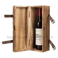 Buy cheap Recyclable Wine Bottle Box Environmental Protection Wooden Gift Wine Carrier Box product